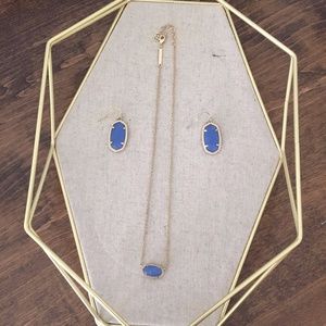 Authentic Kendra Scott earring and necklace set